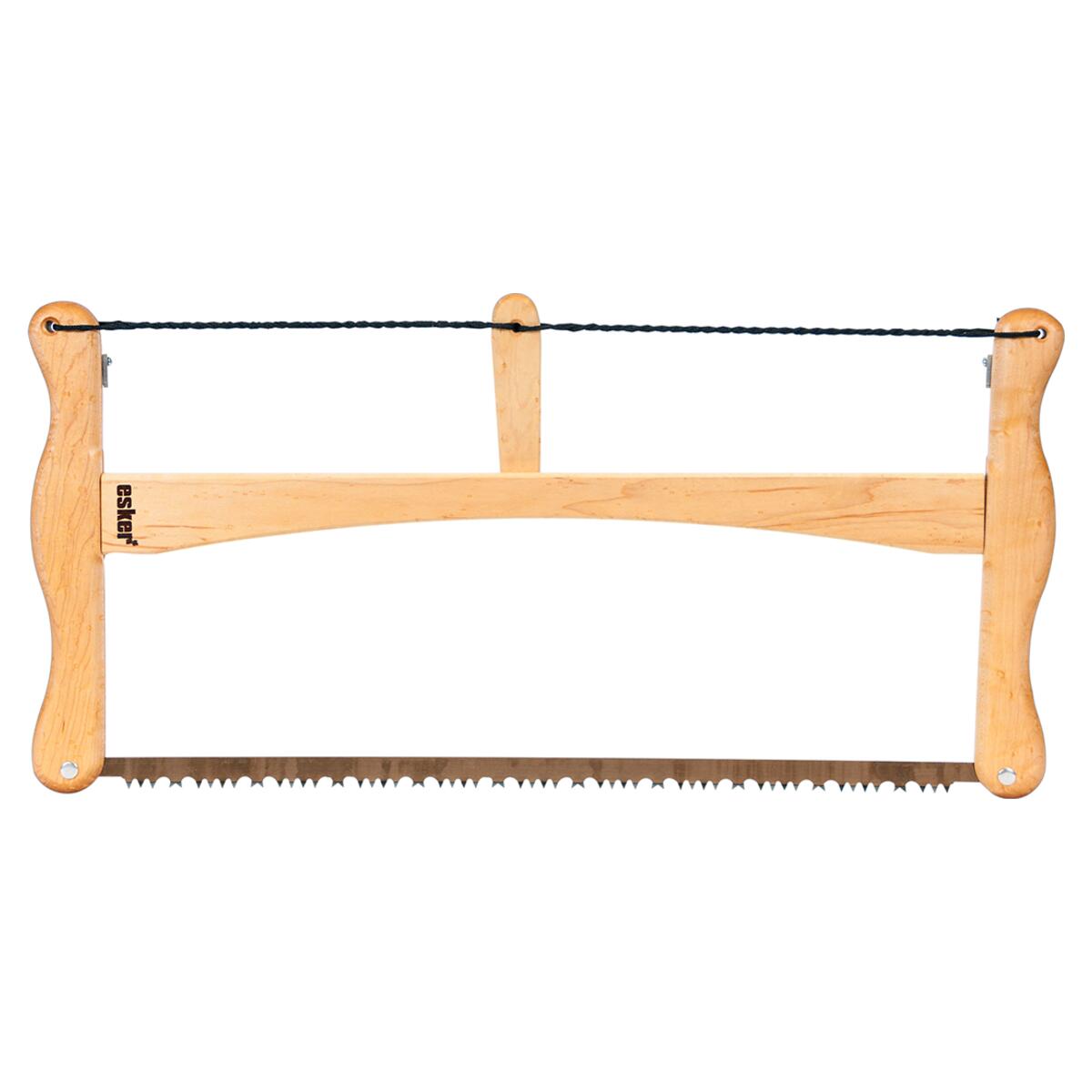 Esker 24"Bird’s Eye Maple Folding Bucksaw with Bag