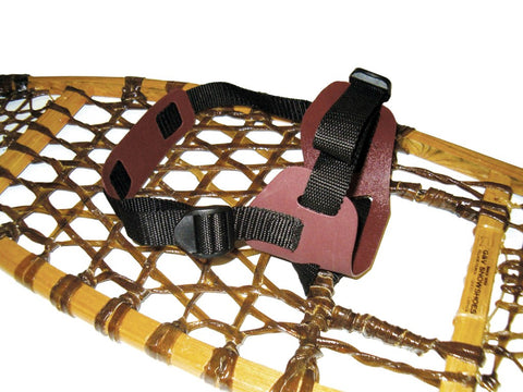 Sandal Style Bindings for Wood Snowshoes