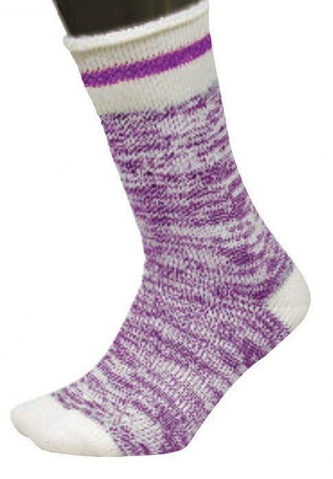 Misty Mountain Ladies Wooly Thermal Insulated Socks Purple