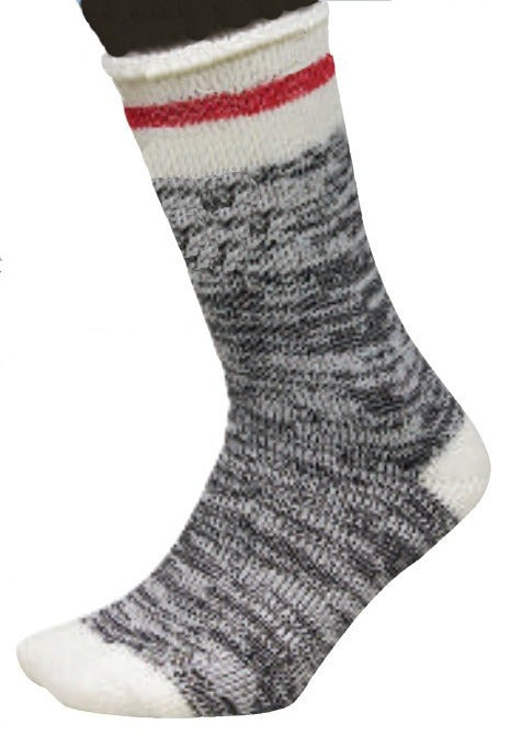 Misty Mountain Mens Wooly Thermal Insulated Socks Black